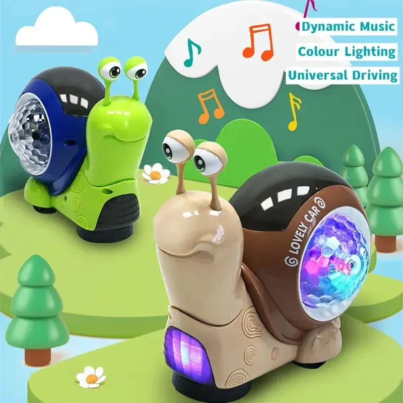Toddlers Interactive Musical Crawling Snail Toy For kids